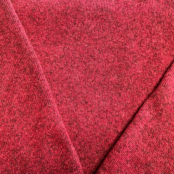 Patagonia Men's 3/4 Zip Fleece Maroon Sz L - Picture 5 of 6